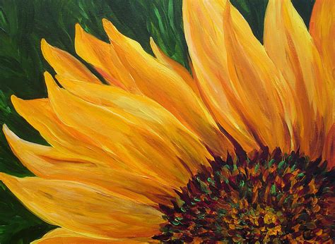 Sunflower from Summer Painting by Mary Jo Zorad - Pixels