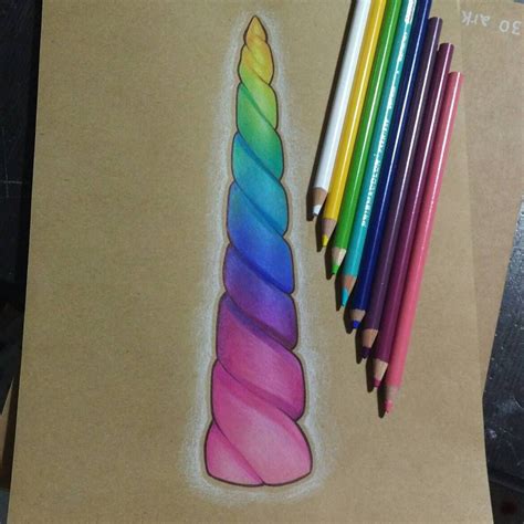 Unicorn Horn Drawing at PaintingValley.com | Explore collection of ...