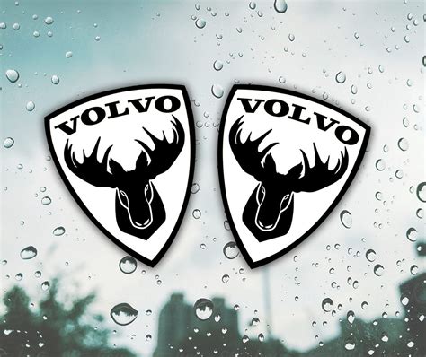 Volvo Sticker / Decal Car Sticker / Volvo Moose Head/ Decal / Window ...