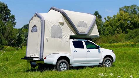 Compact Inflatable Rooftop Tent Provides Spacious Interior