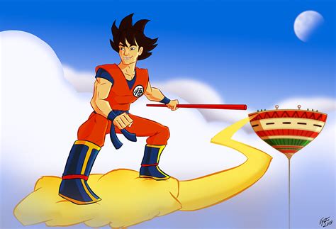 ArtStation - Goku and Flying Nimbus Cloud