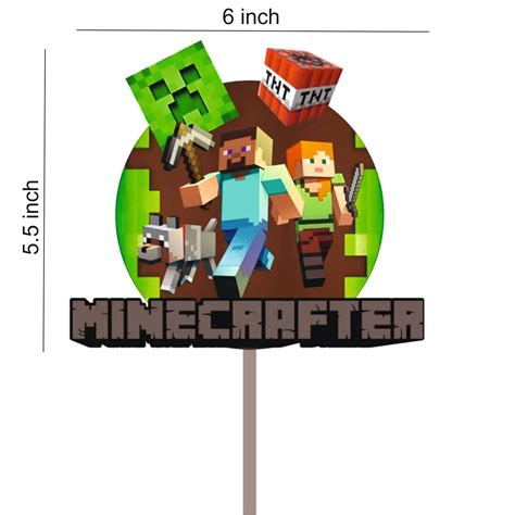 Minecraft Cake Toppers