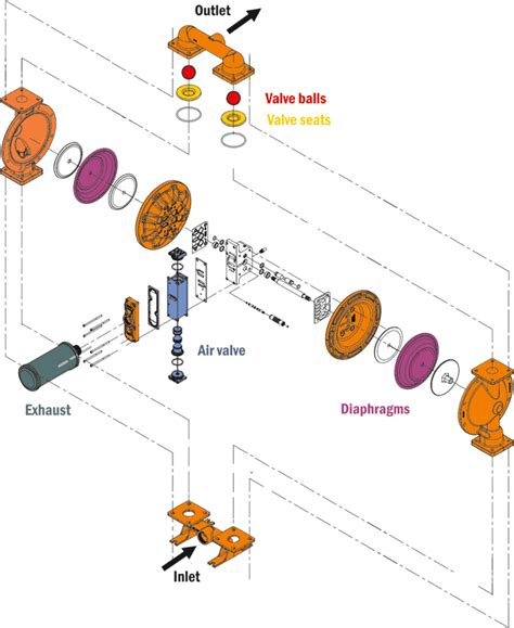 Double Diaphragm Pump Diagram