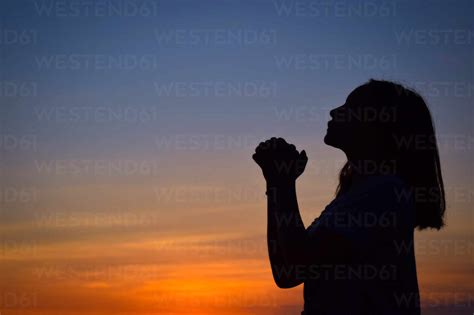 Praying Silhouette