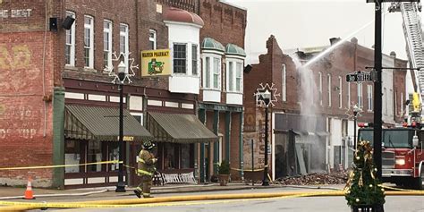 Fire Destroys Historic Building in Downtown Warren - Indiana Landmarks