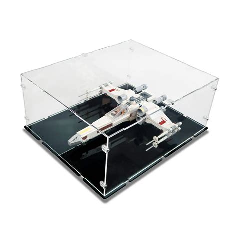 Acrylic Display Case for LEGO Luke Skywalker X-Wing Fighter | iDisplayit