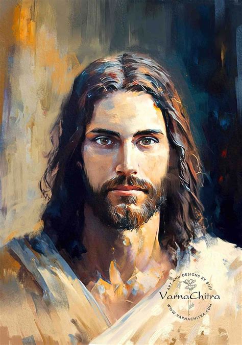 Digital art, Painting of Jesus Christ, by Biju P Mathew, varnachitra ...