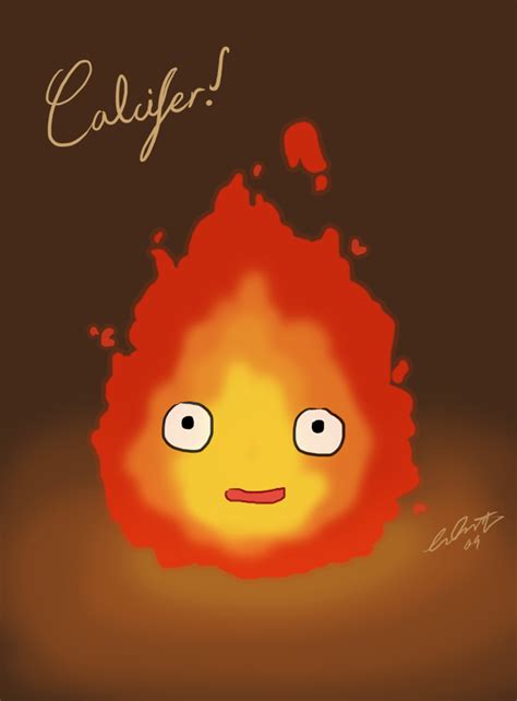 Calcifer Sketch by GhostGriffin on DeviantArt