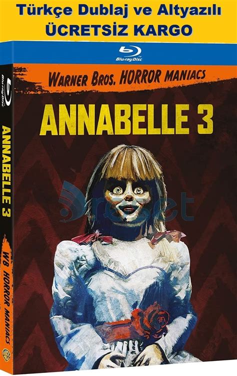 Annabelle Comes Home - Annabelle 3 Blu-Ray Karton Kılıflı WB Korku Serisi