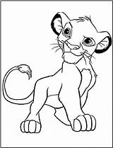 Coloring Pages For Kids Simba sketch template
