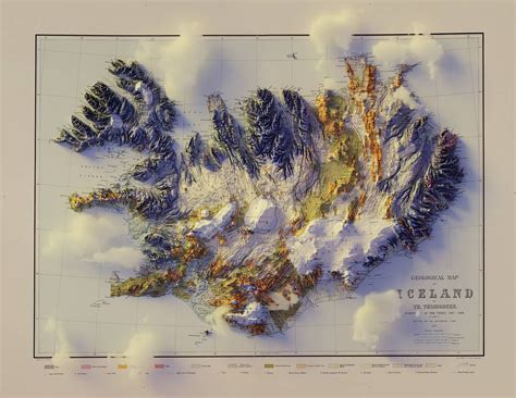 Geological map of Iceland (i.redd.it)