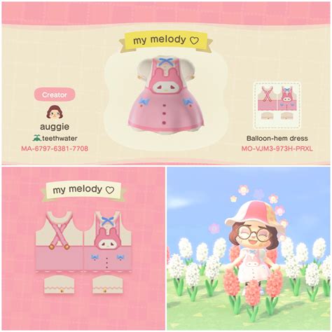 made an actual dress today, it’s sanrio themed! was inspired by one i ...