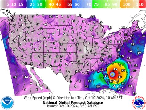 Wind speed - Tropical Cyclone Dashboard