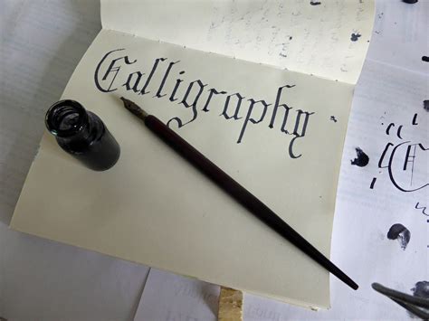 #66: The Calligraphy Pen. What happens to a word when it is drawn… | by ...