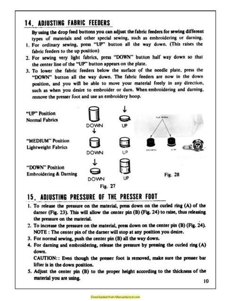 Dressmaker S-3000 Zig Zag Sewing Machine Instruction Manual