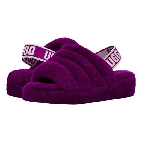 UGG - UGG Fluff Yeah Slide Women's Sheepskin Slipper Sandal 1095119 - Walmart.com - Walmart.com