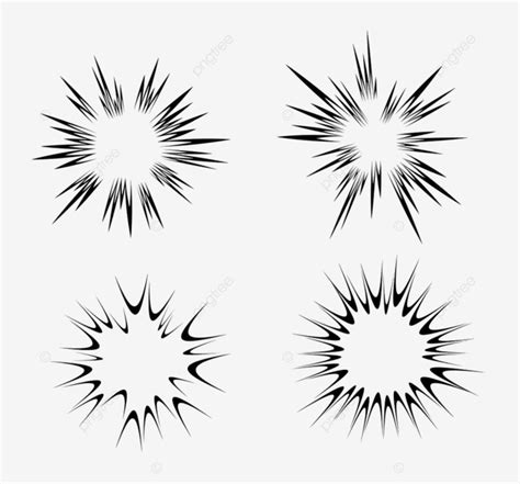 Vector Abstract Radial Burst, Blast, Retro, Burst PNG and Vector with Transparent Background for ...