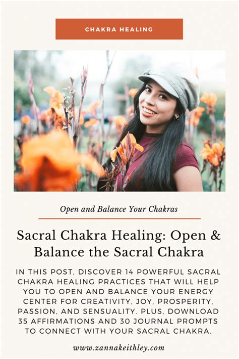 Sacral Chakra Healing: Open & Balance the Sacral Chakra - Zanna Keithley