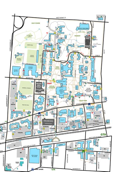 UNC Campus Map