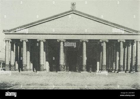 Ephesus Temple of Artemis IV reconstruction front Stock Photo - Alamy