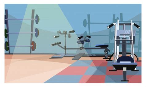 Download Gym Interior Illustration for free | Interior illustration, Gym interior, Illustration