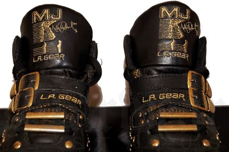 Michael Jackson Vintage "Black/Gold" LA Gear "Billie Jean" High Top ...