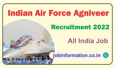 Indian Air Force Agniveer Bharti 01/2022