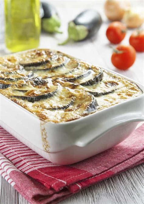 Vegetarian Moussaka Recipe with Mushroom Sauce - My Greek Dish