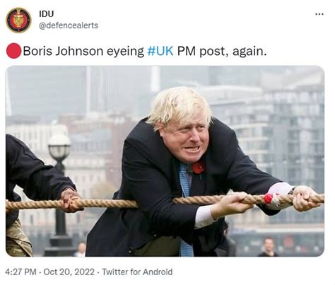 Social media explodes with memes calling for a return of Boris Johnson | Daily Mail Online