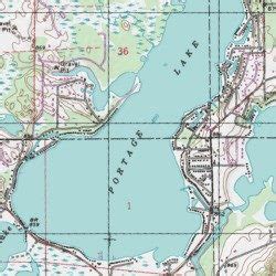 Portage Lake, Michigan [Pinckney USGS Topographic Map] by MyTopo