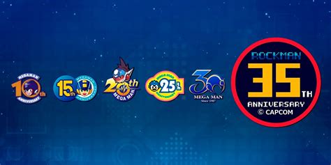 The Mega Man 35th anniversary logo looks blander than the rest