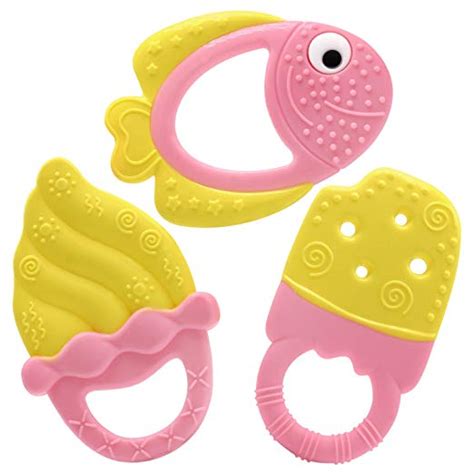 Baby Teething Toys – Fish and Ice Cream Set - Ashtonbee