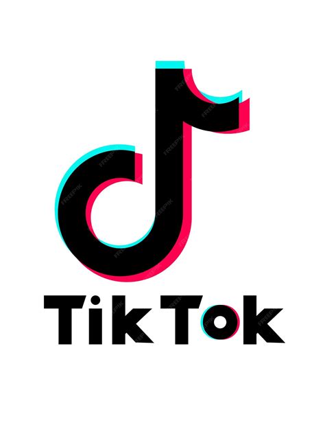 Premium Vector | Tiktok logo design