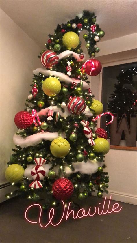 Whoville Grinch Christmas Tree | Grinch christmas tree, Christmas tree ...