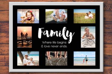 Family Photo Collage Templates – Discovery Center Store