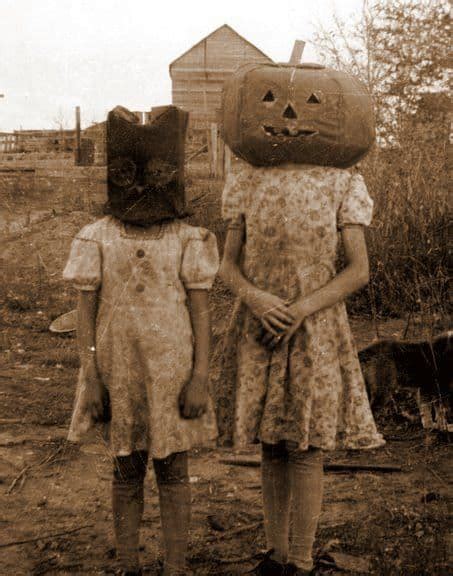 Friday Flashback - Creepy Pumpkin Photo