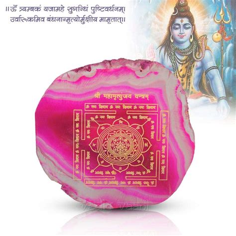 Buy Vedic Vaani Shree Mahamritunjaya Shiv Yantra Energised with Maha Mrityunjaya Mantra Yantra ...