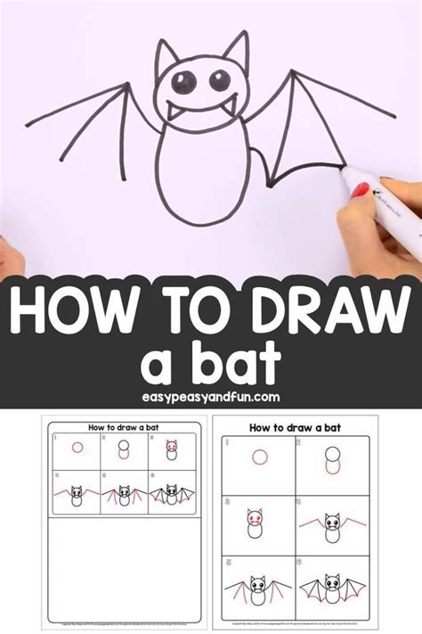 How To Draw A Bat Easy Drawing Tutorial For Kids | Images and Photos finder