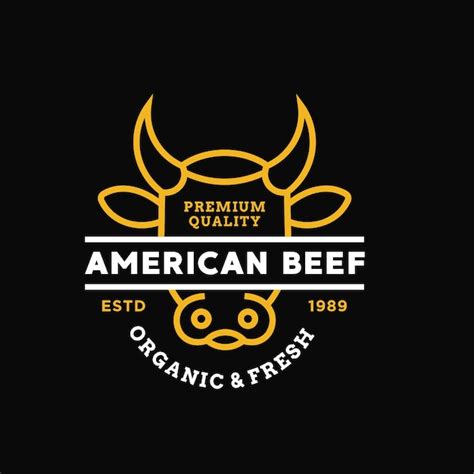 Premium Vector | Beef vector logo illustration