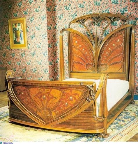 Art Nouveau bed. - The Vintage News | Art nouveau furniture, Art nouveau interior, Art nouveau ...