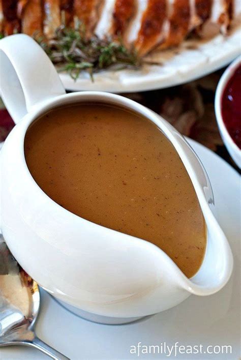 Perfect Turkey Gravy - A Family Feast | Thanksgiving dishes, Holiday cooking, Recipes