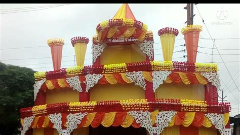 saraswati puja pandal decoration ideas,best saraswati puja design 2022@R.k flower 99@R.k flower ...