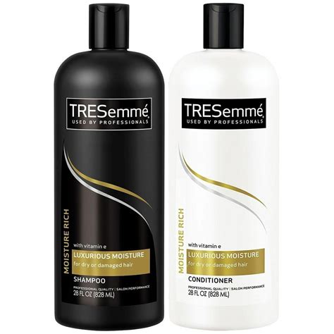 Tresemme Shampoo And Conditioner Set Bundle 28 Ounce Moisture Rich ...