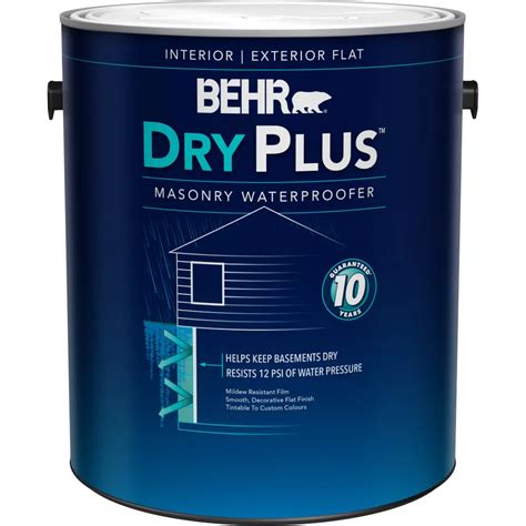 Behr Behr Premium Basement & Masonry Waterproofer Paint, White, 3.73 L | The Home Depot Canada