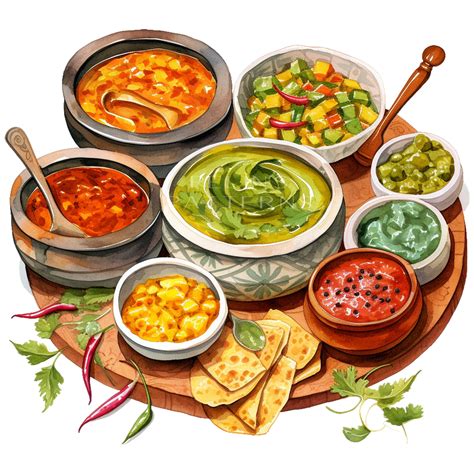 Indian Food Png Clipart - Etsy