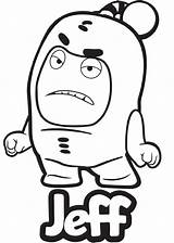 Slick Oddbods Coloring Page  Free Printable Pages For Kids sketch template