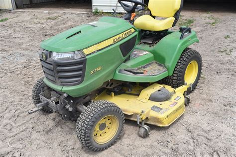 John Deere X758 60" Deck 4x4 Diesel Lawn Tractor, Very Good Condition