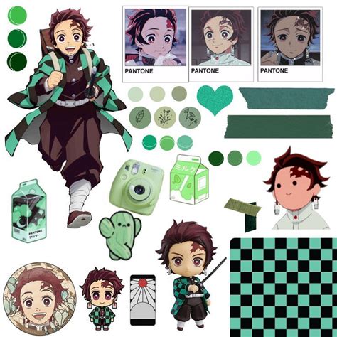 tanjiro stickers by gema | Adesivos bonitos, Bonecos de anime, Artesanato de anime