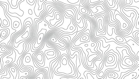 Background of the topographic map. Topographic map lines, contour background. 24603047 Vector ...