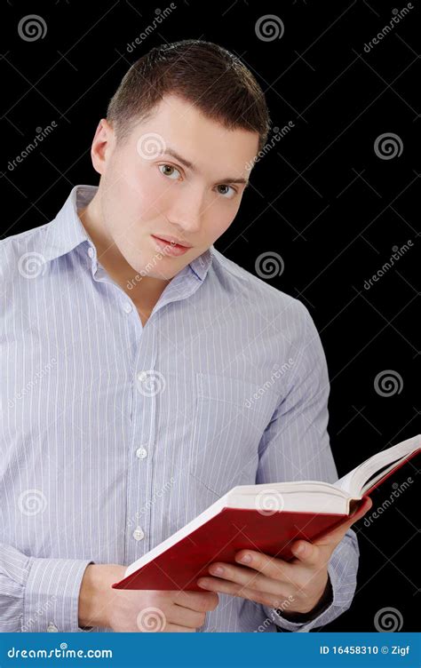 Guy Reading Book Stock Photo - Image: 16458310